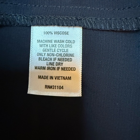 The Limited Black Long Sleeve Tie Front Blouse - Picture 8 of 8